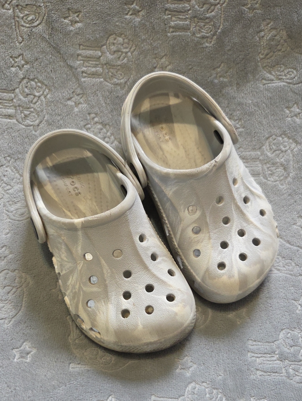Kids White Slip-On CROCS - Comfortable Everyday Shoes